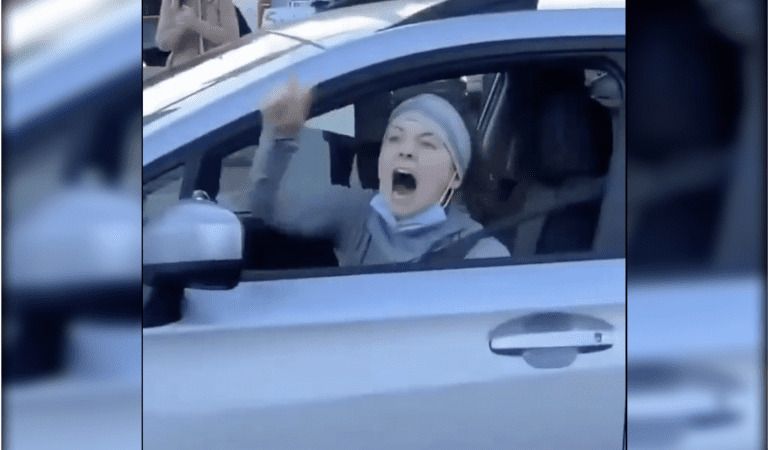 DEMONIC ACTIVITY? Teacher Melts Down In Traffic, Yells At Trump Supports To “Kill Themselves”