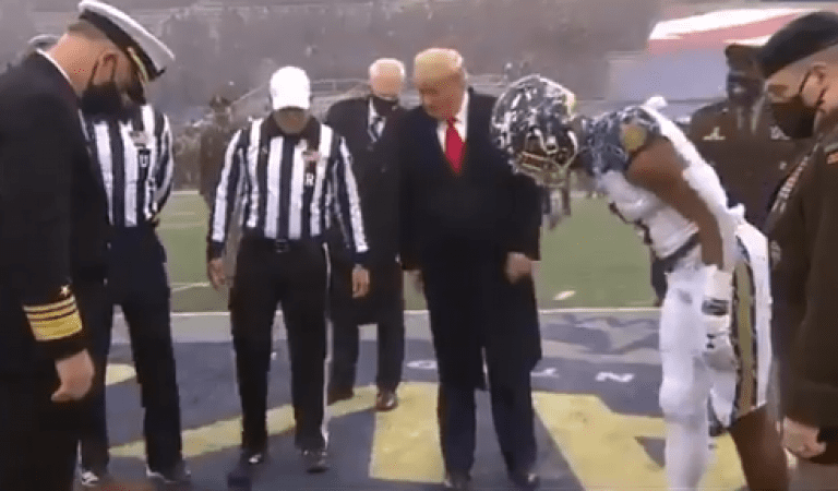 STANDING OVATION: Crowd Goes Wild For President Trump At Army-Navy Game!