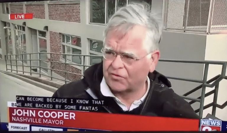 Why Is The Nashville Mayor Laughing About the Explosion and Talking About Water Mains?