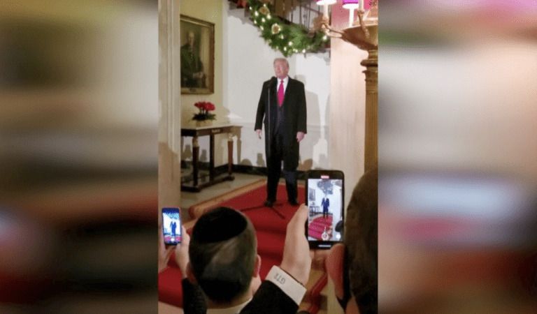 President Trump Gives Special Hanukkah Message: “We’re Gonna Win This Election!”