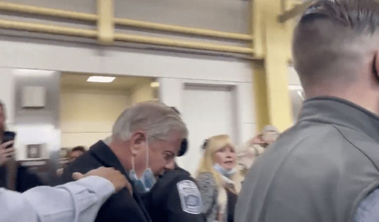 Lindsey Graham Swarmed at Airport After Backstabbing President Trump