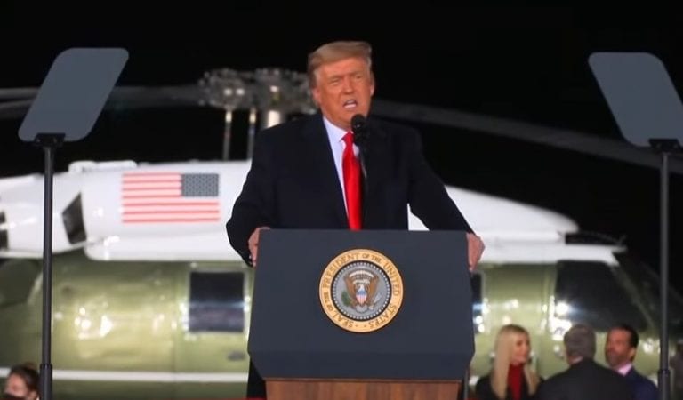 Patriotic Moment: President Trump Says “It’s Really Fight For Our Country Not Fight For Trump”