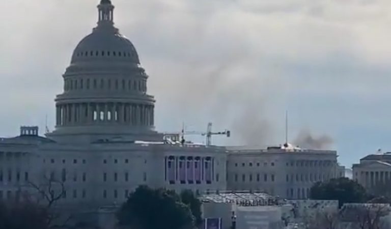 The Capitol Was On Lockdown Due To A Fire That Caused An “External Security Threat”