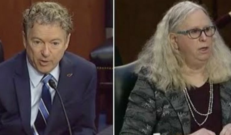 Sen. Rand Paul Grills Rachel Levine For Advocating Sex Changes For Children