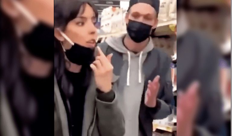 MASKHOLE ALERT:  Man Pranks “Karen” Inside Walmart With Facemask