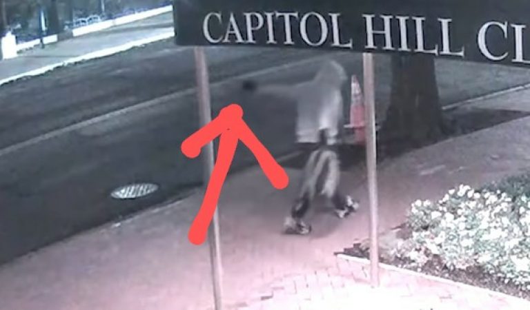 FBI Released Video Of DC Pipe Bomb Suspect Giving A Hand Signal To A Capitol Police Officer