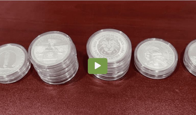 Unboxing My New Trump Silver Coins!  These Babies Are Beautiful!