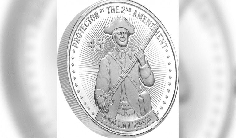 Brand New Trump Second Amendment Silver Coin Released…Only 4,500 Made!