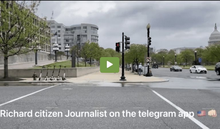 On Site Reporter: Unexplained Water Rushing Towards the Capitol and the National Mall