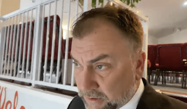 The Polish Pastor Strikes Again! Kicks Out Canadian Gestapo Thugs During Church Services