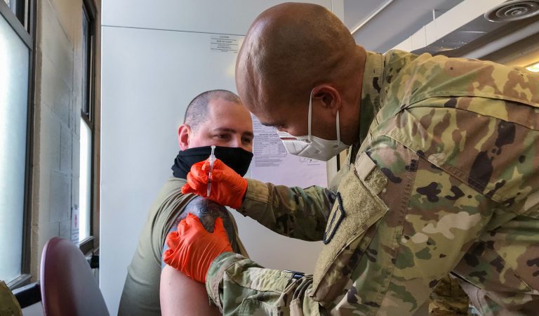 WATCH: National Guard Goes into Dallas Venues to Vaccinate Young Adults