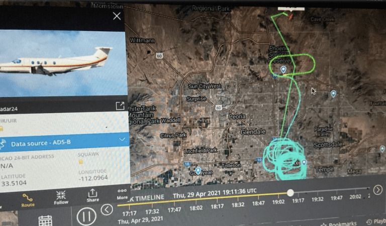 Is There A Spy Plane Circling The Arizona Audit?