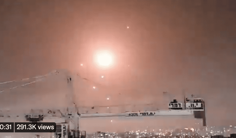 Incredible Video: Israeli Iron Dome Intercepts Hundreds of Rockets Launched from Gaza