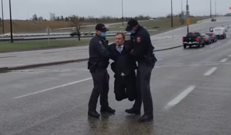 Pastor Is Arrested In Middle Of Highway For Holding Church Services That Violated COVID Guidelines