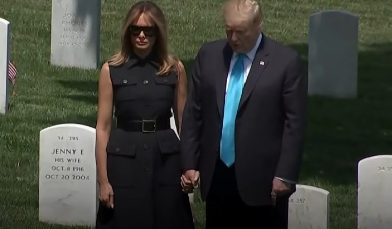 Dan Scavino Shares Video Of President Trump Paying Tribute To Our Troops