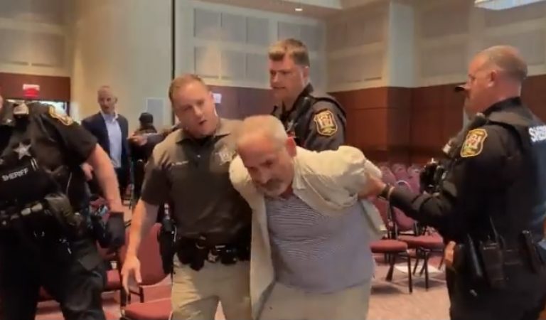 WATCH: Parents Protesting Critical Race Theory & Transgender Policies in Loudon County Arrested at School Board Meeting