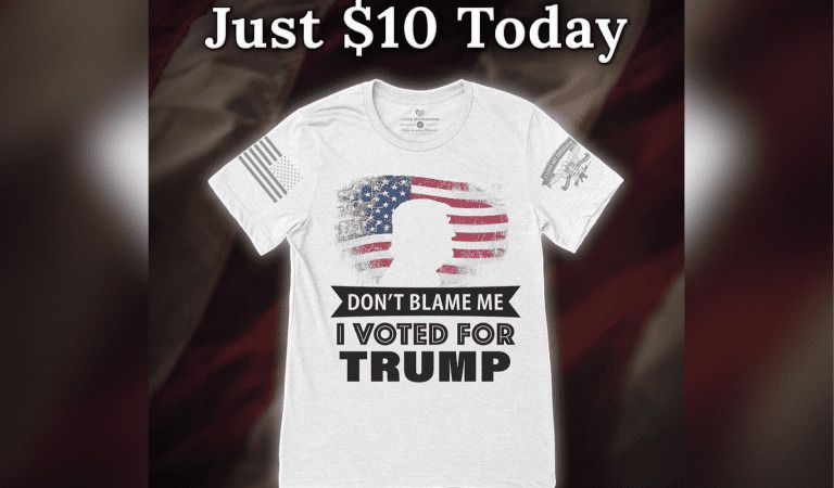 NOW IN WHITE: Don’t Blame Me, I Voted For Trump!