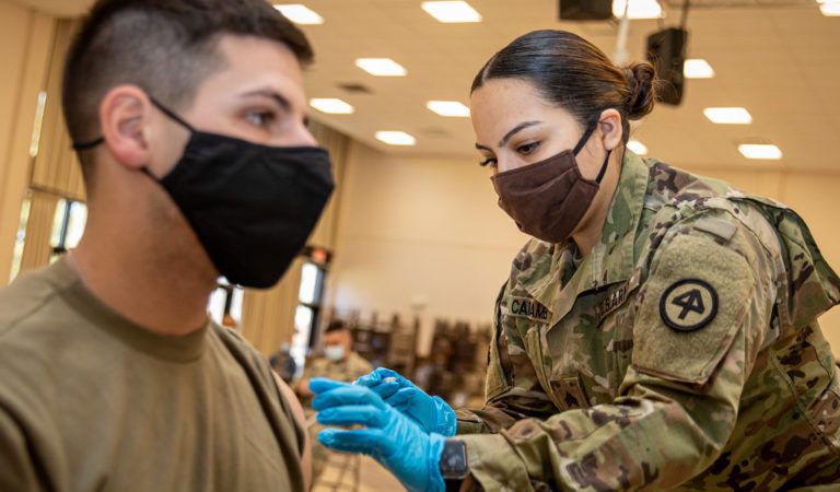 Hundreds Of Thousands Of U.S. Military Personnel Still Unvaccinated