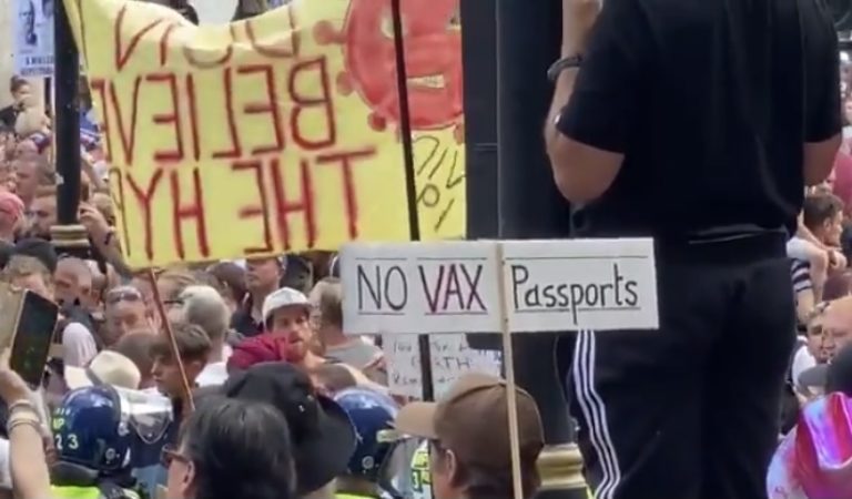 Bravo Europe! Massive Protests Against Vaccine Passport Tyranny Rage Across the Continent