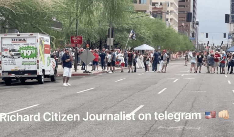YUGE: Line For Trump’s Phoenix Rally Is Never-Ending, Must See!