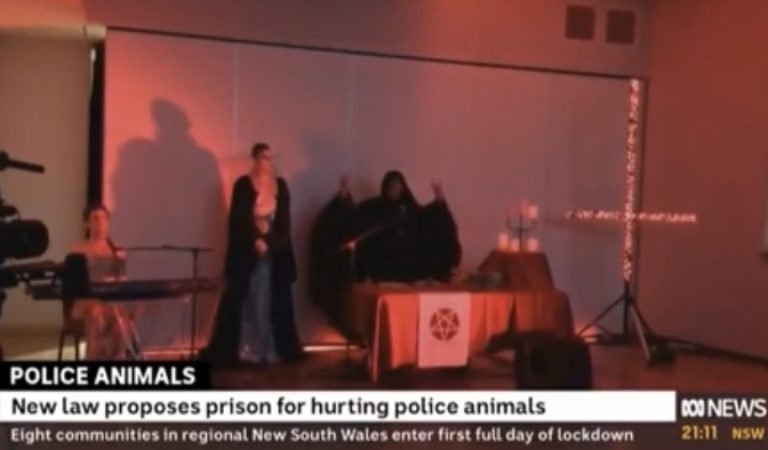 “HAIL, SATAN.” Australia ABC News Airs Satanic Ritual on Live Broadcast