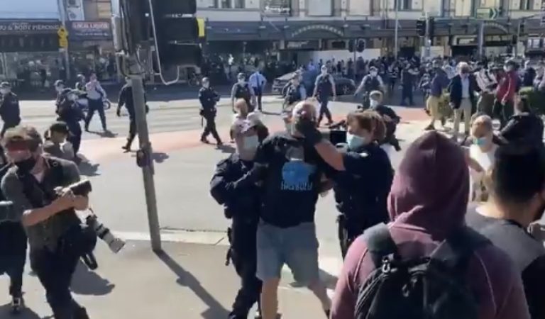 Coverage of MASSIVE Protests in Australia – Clashes With Police in Sydney & Melbourne