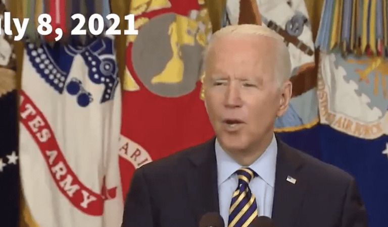 WATCH, BIDEN IN JULY OF 2021: “Taliban HIGHLY Unlikely To take Over”