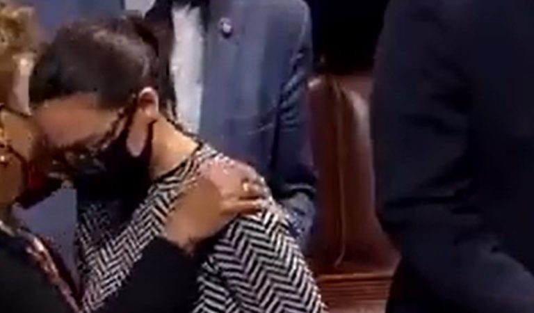 AOC Cries on House Floor After Changing Vote From ‘No’ to ‘Present’ on Funding Israel’s Iron Dome