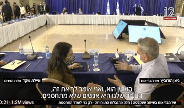 Israel Health Minister Caught on Hot Mic Admits Truth Behind Covid Passports
