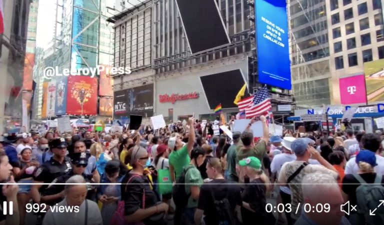 Weekend #3: “F*** Joe Biden” Chanted by Thousands in Time Square NYC