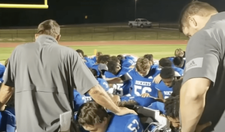 One High School Football Team Prays In Defiance Of Local Authorities