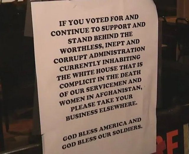 UPDATE: Florida Restaurant Refusing to Serve Biden Voters Shuts Down After Selling Out of Food! Biden-restaurant