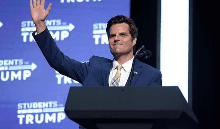 Watch Matt Gaetz Fire Up Crowd By Saying “Mike Pence Will NEVER Be President”