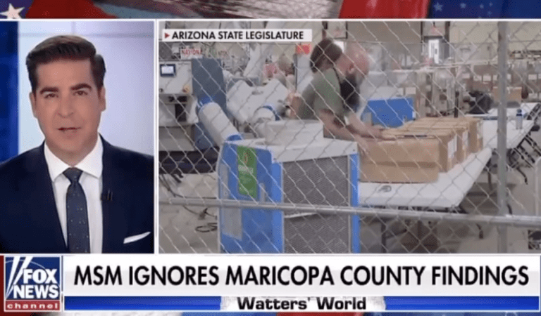 Jesse Waters Breaks Ranks And Mentions Maricopa Audit, 57K Ballots on Fox News