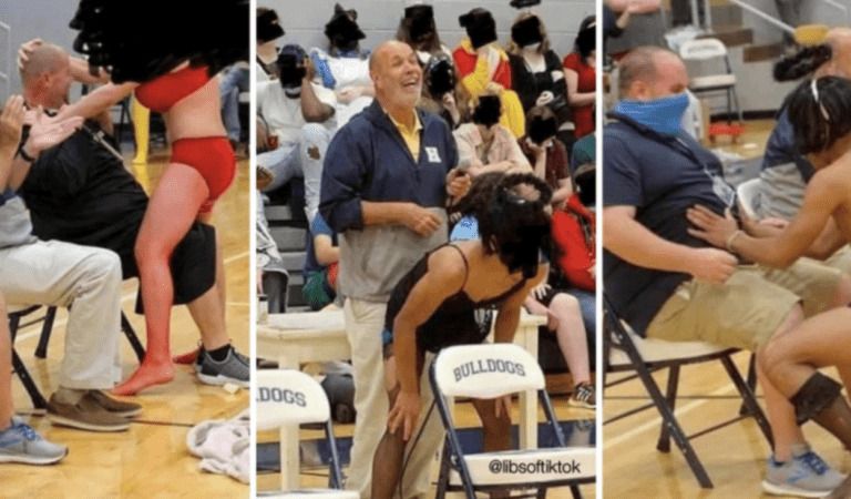 SCANDAL: High School Hosts Male Pageant; Pictures Show Boys Giving Lap Dances To Principal