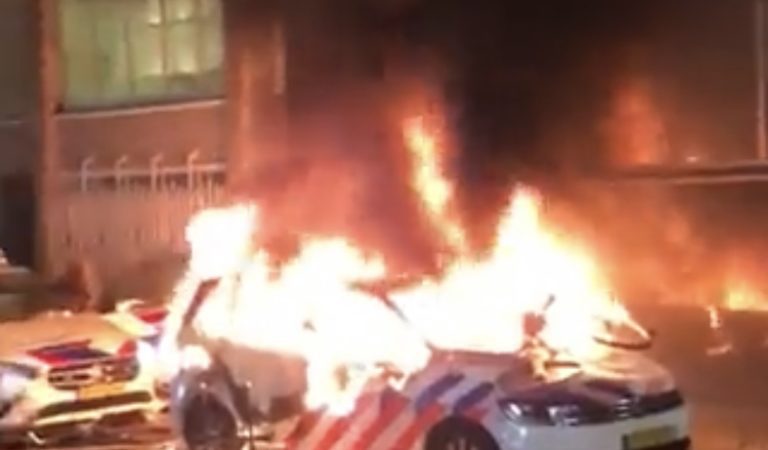 WATCH: MASSIVE Riots Break Out in the Netherlands Against COVID Restrictions