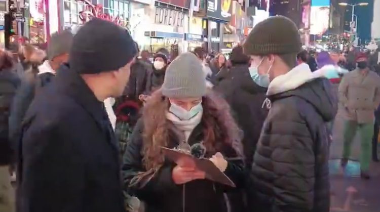 Watch How Many New Yorkers Sign a Fake Petition to Ship the Unvaccinated to CDC Green Zones