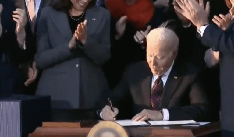 Here’s Why Biden Claims He Had To Blur The Presidential Seal…You Buying It?