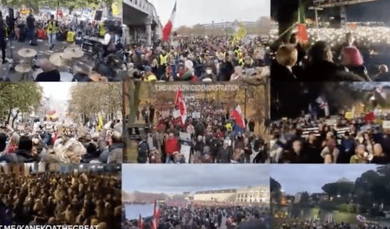 Millions Protest For Freedom From Lockdowns, Vaccine Passports, and Mandates
