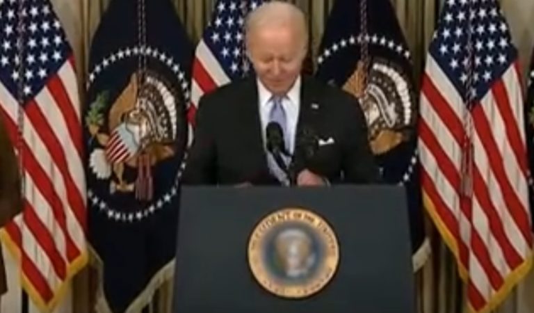 Biden’s “Presidential” Seal Is Blurred During Live Stream