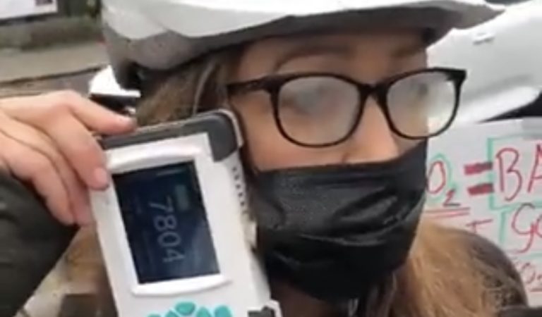 Why Masks Are Dangerous For Our Children; Watch the Shocking CO2 Levels a Carbon Dioxide Meter Detects Beneath Face Masks