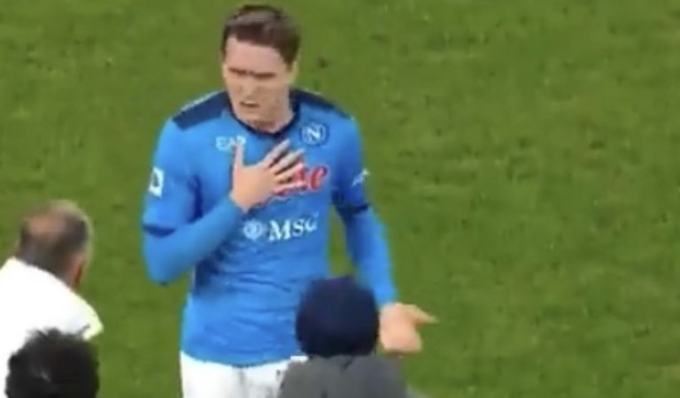 Napoli Midfielder Piotr Zielinski Taken Off the Pitch With Breathing Difficulties; Another Coincidence?
