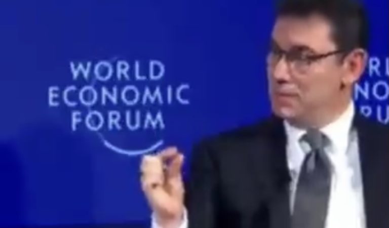WATCH: Pfizer CEO Albert Bourla Discusses FDA-Approved “Electronic Pill” With a Microchip at World Economic Forum