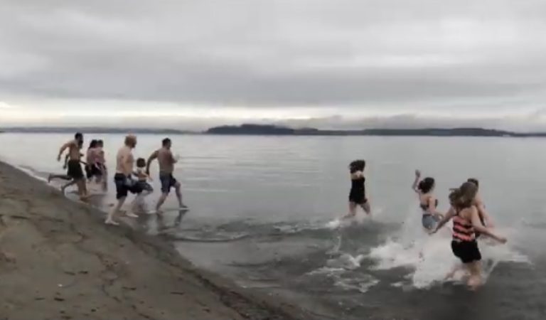 Want to Participate in the Seattle Polar Bear Swim? Be Prepared to Mask Up & Get Boosted to Swim in the Ocean