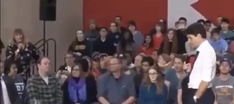 WATCH: Woman Confronts Justin Trudeau in Public Forum About Selling Out Canada to Globalism; Says We Used to Hang Traitors