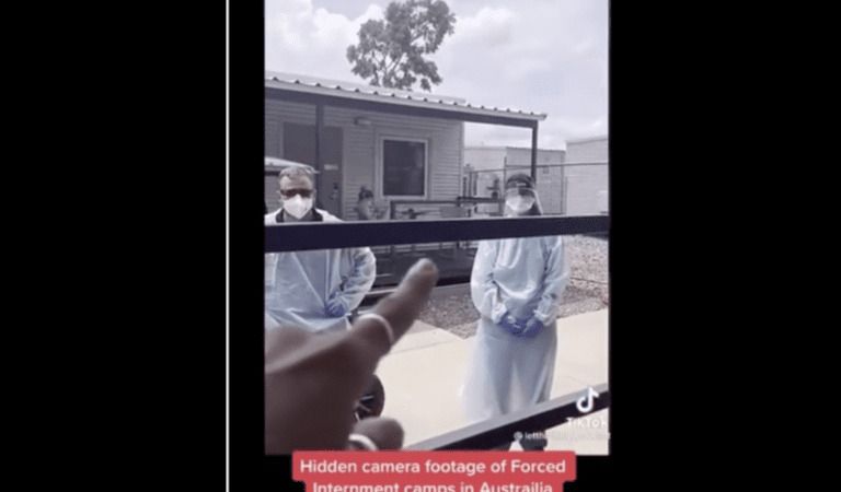 Unvaccinated Australians Held in Internment Camps, Shocking Hidden Camera Footage Appears to Show