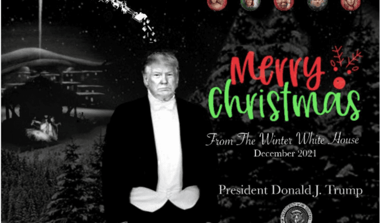 Verified Twitter Users Including Dan Rather Share Fake, Perverted Trump Christmas Card Thinking It’s Real