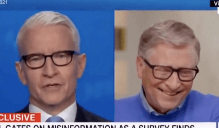 Watch: Bill Gates “Orgasms” When Anderson Cooper Suggests Taking Social Security Away from Unvaccinated