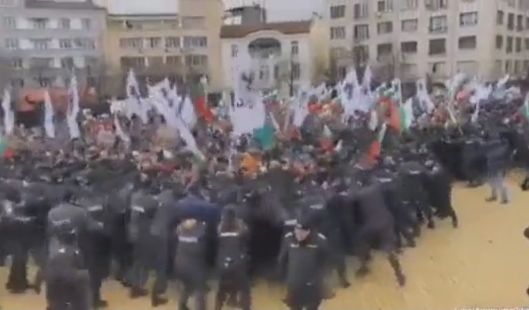 WATCH: Anti-Mandate Protestors Reportedly Attempt to Storm Parliament in Bulgaria