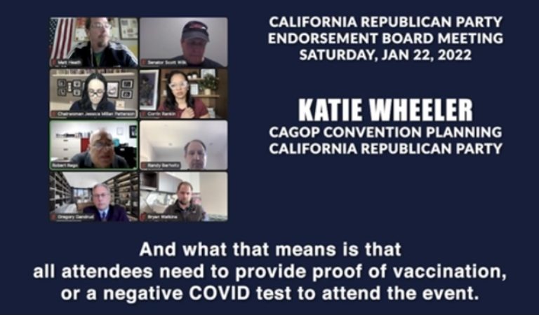 WATCH: California GOP to Enforce COVID-19 Jab Mandate at Convention, Endorse Sheriff That Will Kick ICE Out